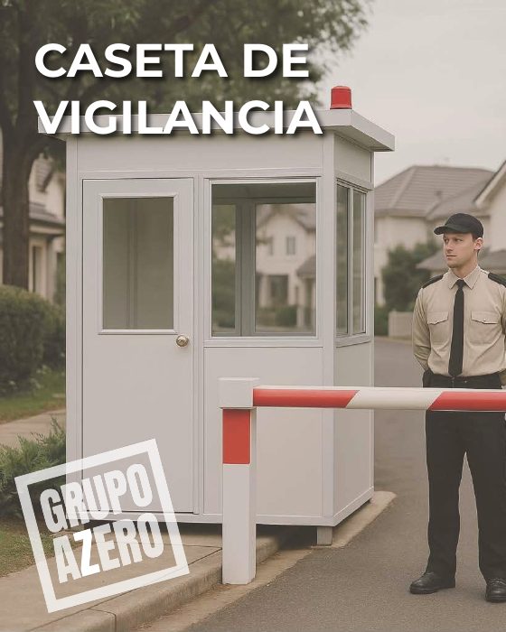 Portada del mini catálogo Caseta de vigilancia