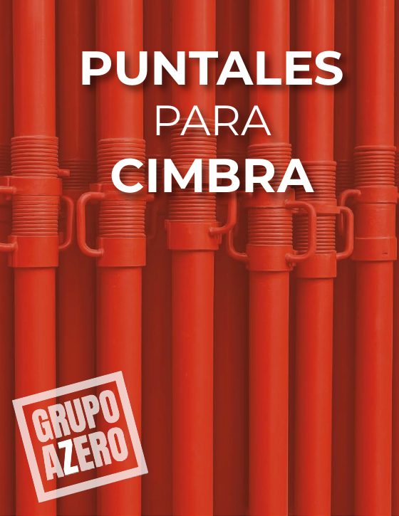 Portada del mini catálogo Puntales para cimbra