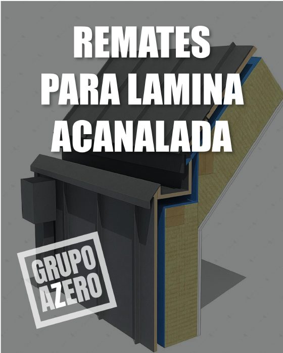 Portada del mini catálogo Remates para lámina acanalada