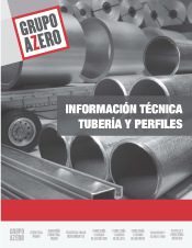 Portada de Información técnica de tubería y perfiles